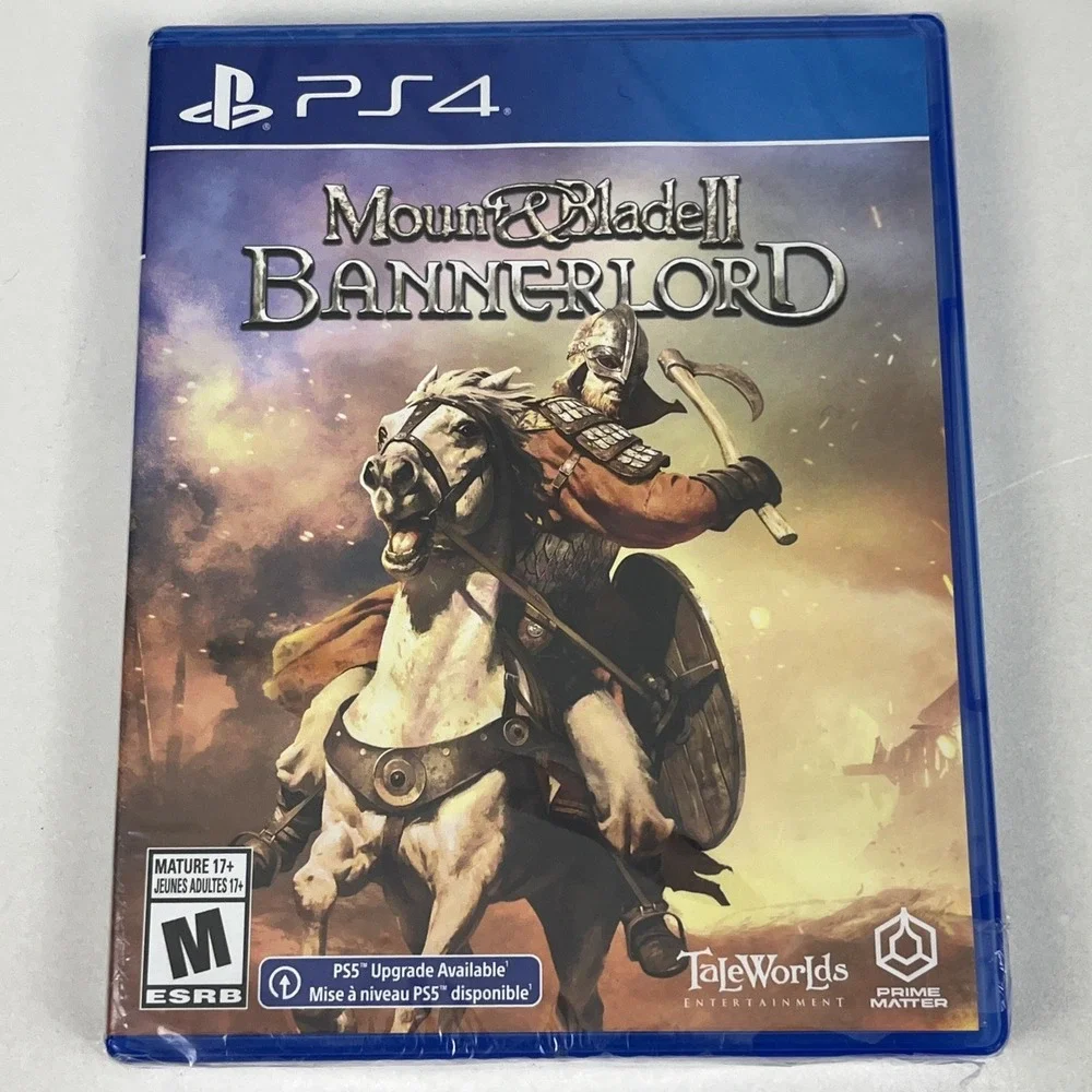 Mount & Blade 2: Bannerlord - Sony PlayStation 4 PS4 with PS5 Upgrade - Sealed!